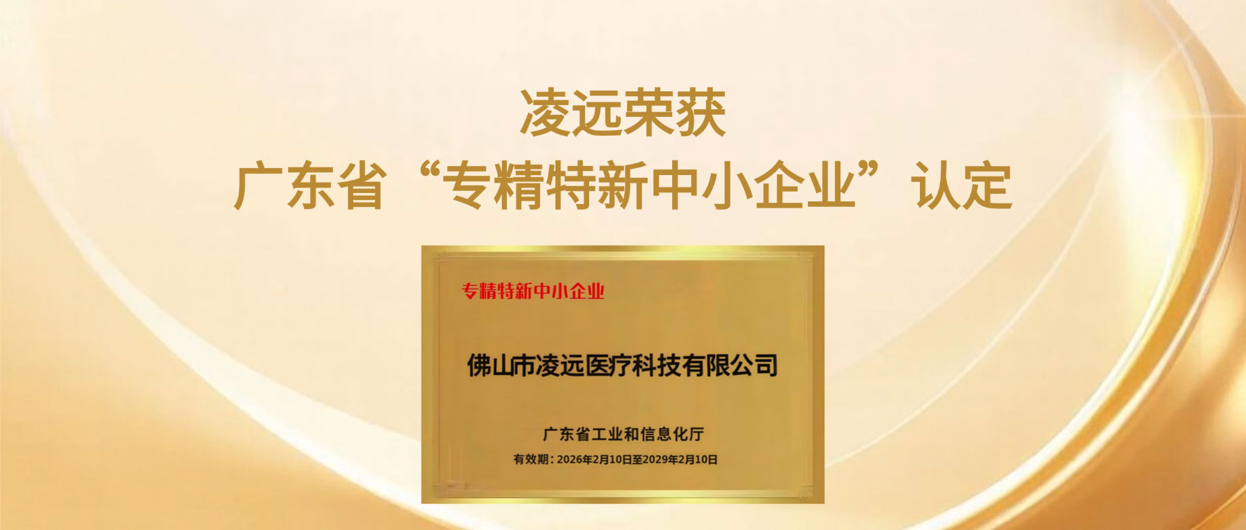 凌远荣获专精特新称号